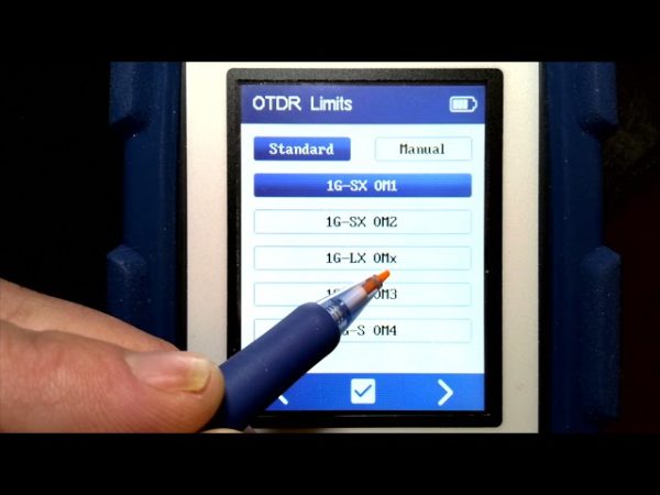 FiberMASTER OTDR Setting Limits