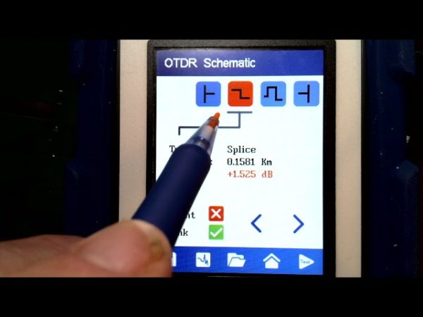 FiberMASTER OTDR Setting Splice Zones