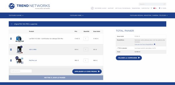 TREND Networks launches online shop for French customers 11 TREND Networks e commerce Fr